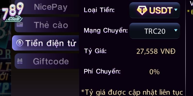 Gửi qua ví điện tử