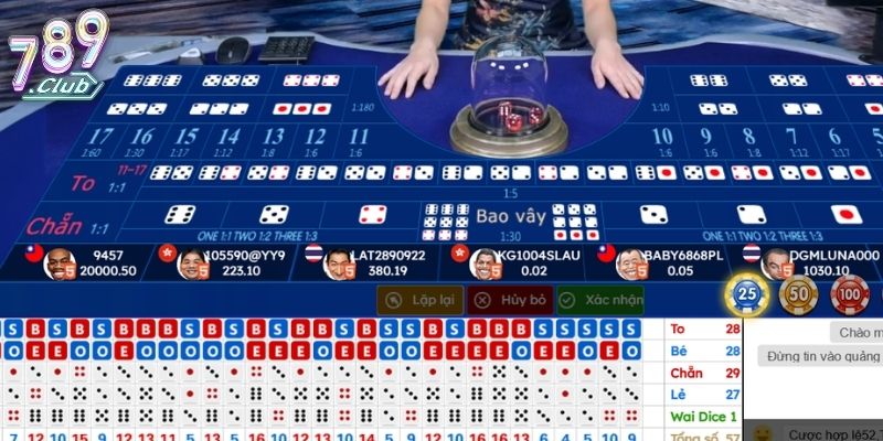 Luật chơi sicbo chẵn lẻ trong Casino Online