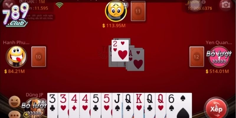 Tiến Lên Miền Nam 789club – Chiến Thuật Chơi Hiệu Quả 3 Bộ bài và thứ tự mạnh yếu